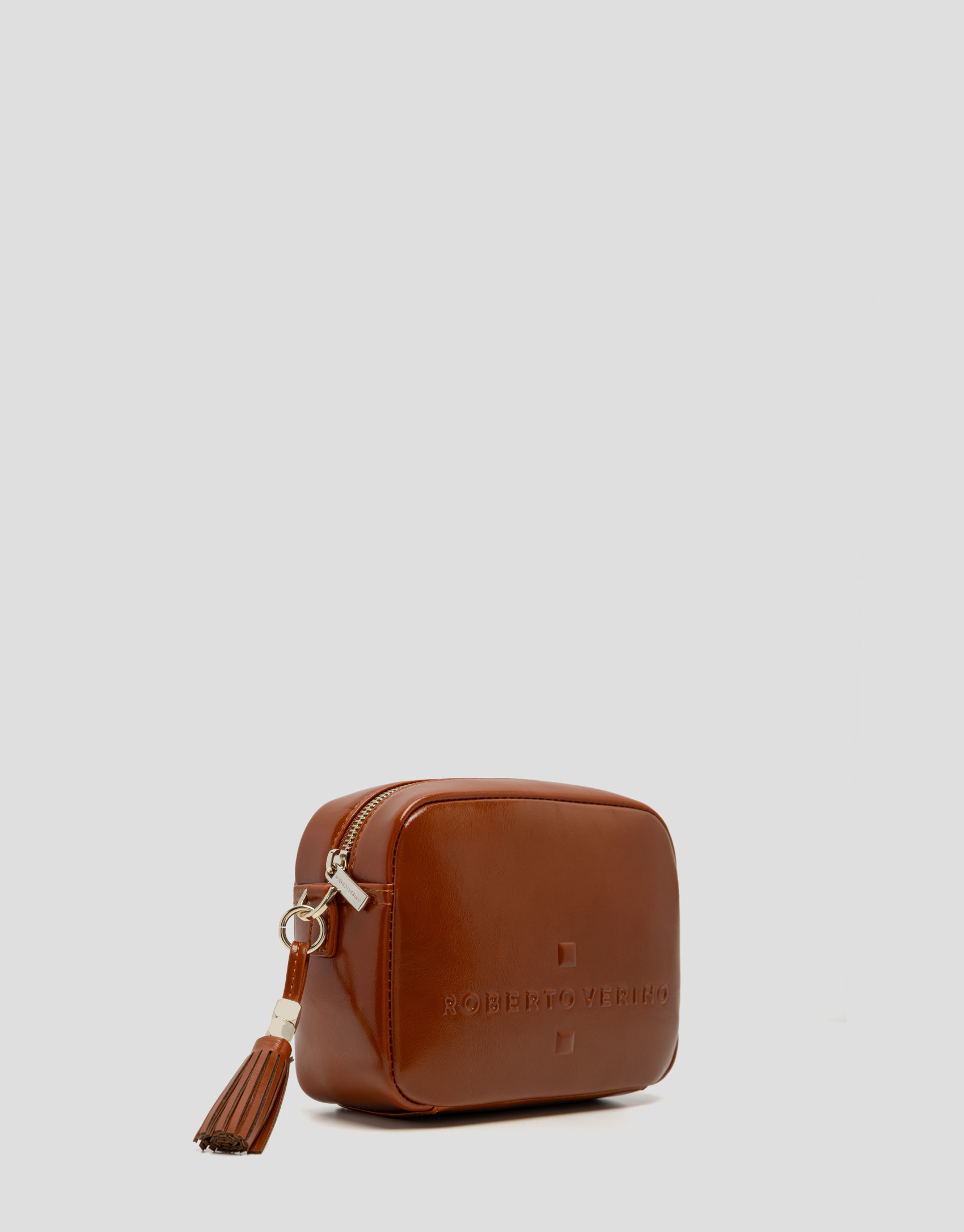 Bazin brandy crackle crossbody bag - Mujer | Roberto Verino