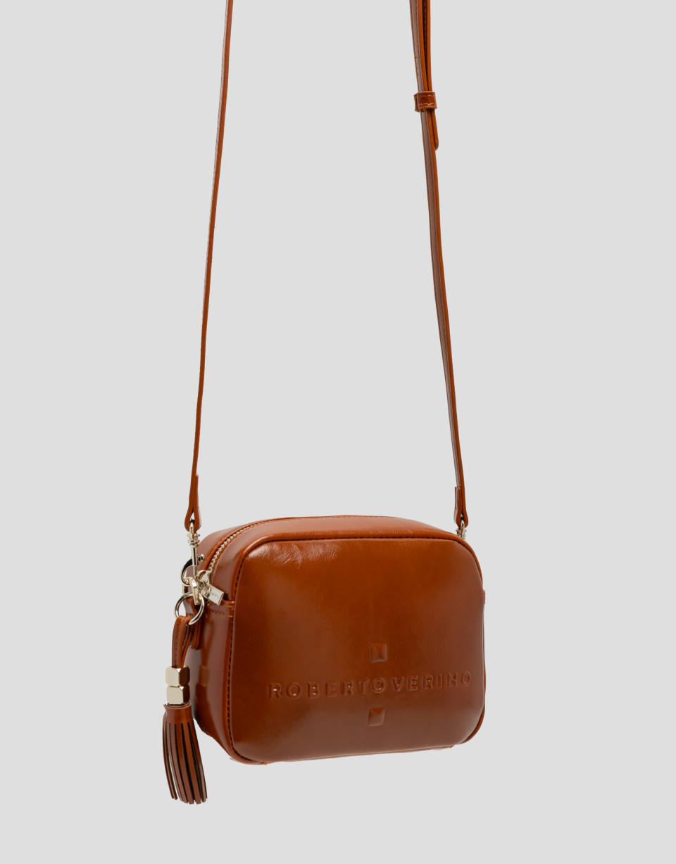 Bazin brandy crackle crossbody bag - Mujer | Roberto Verino