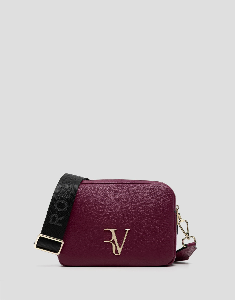 Bolso bandolera Thais piel granulada color ... | Roberto Verino