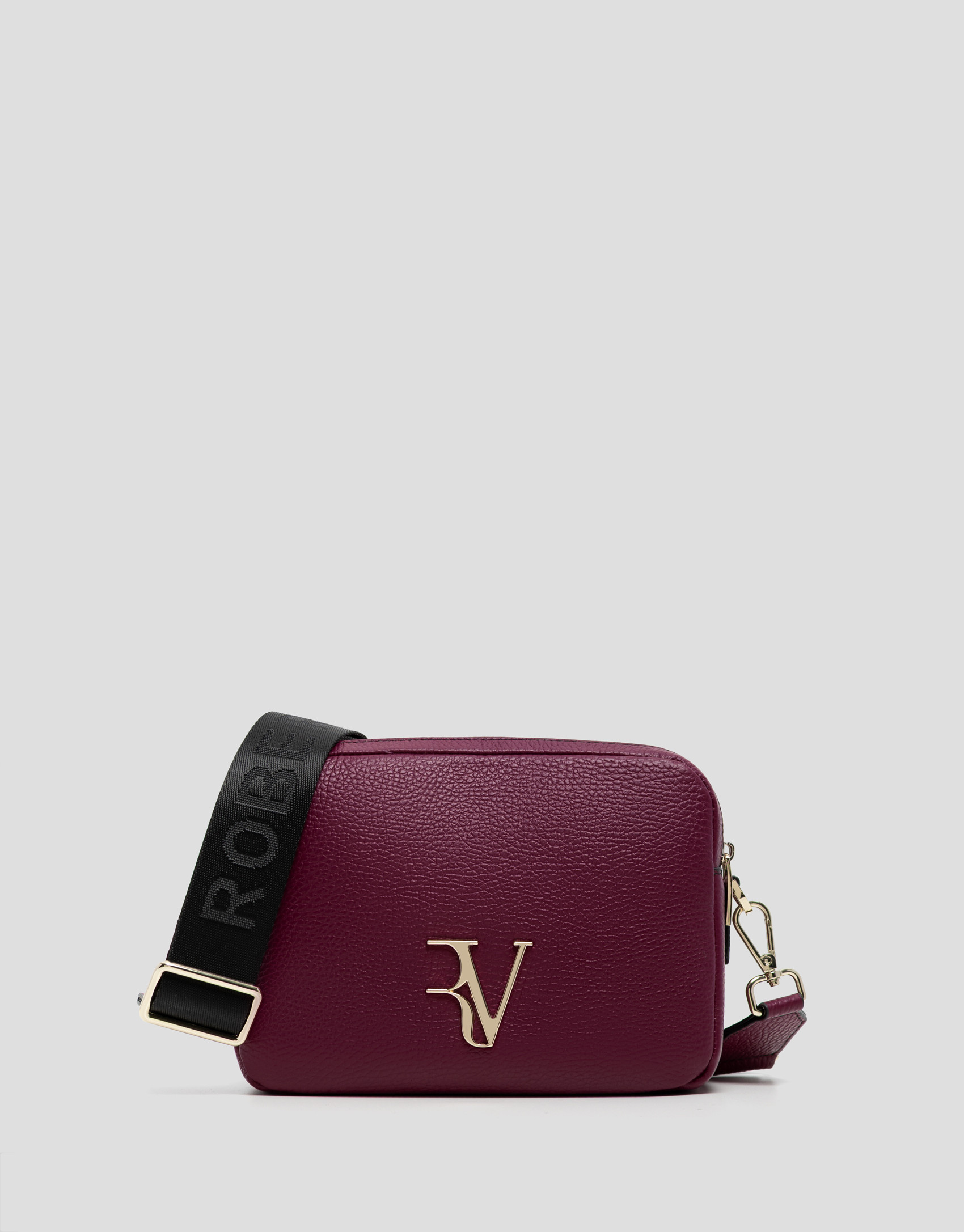 Bolso bandolera Thais piel granulada color ... | Roberto Verino
