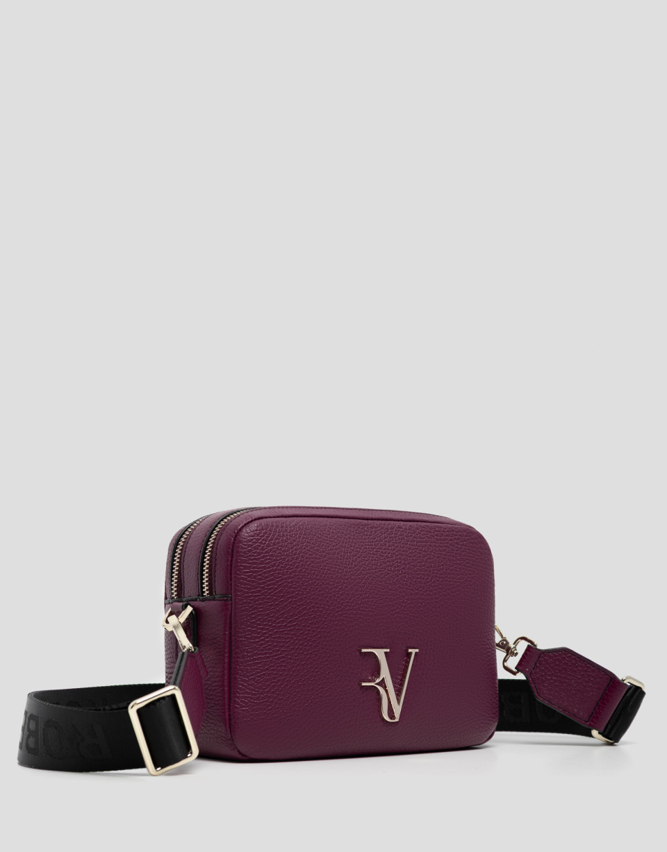 Bolso bandolera Thais piel granulada color ... | Roberto Verino