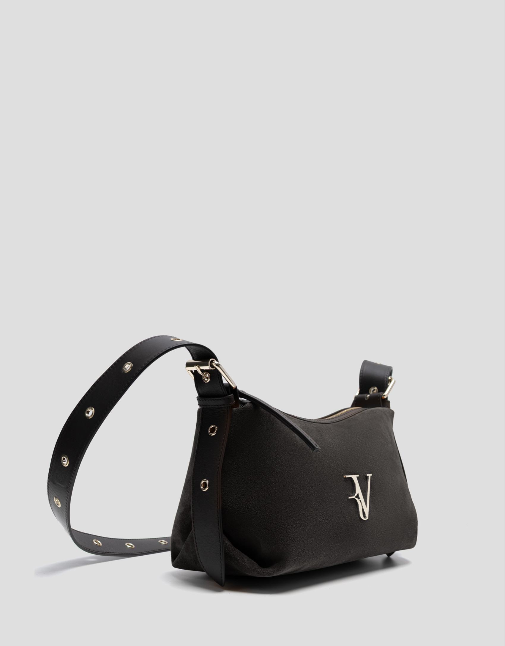 Margot brown suede shoulder bag - Mujer | Roberto Verino