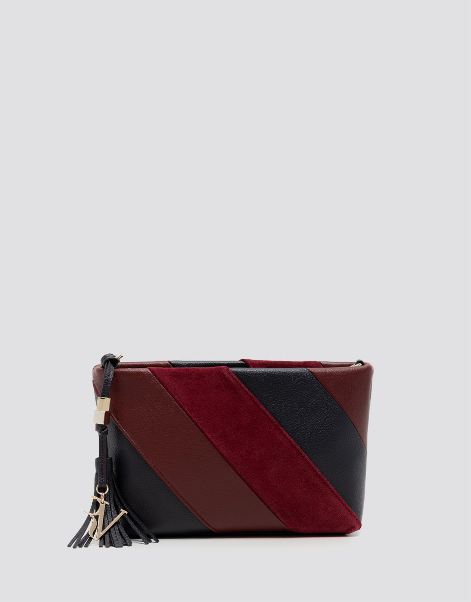 Clara Messenger patchwork leather shoulder ... | Roberto Verino