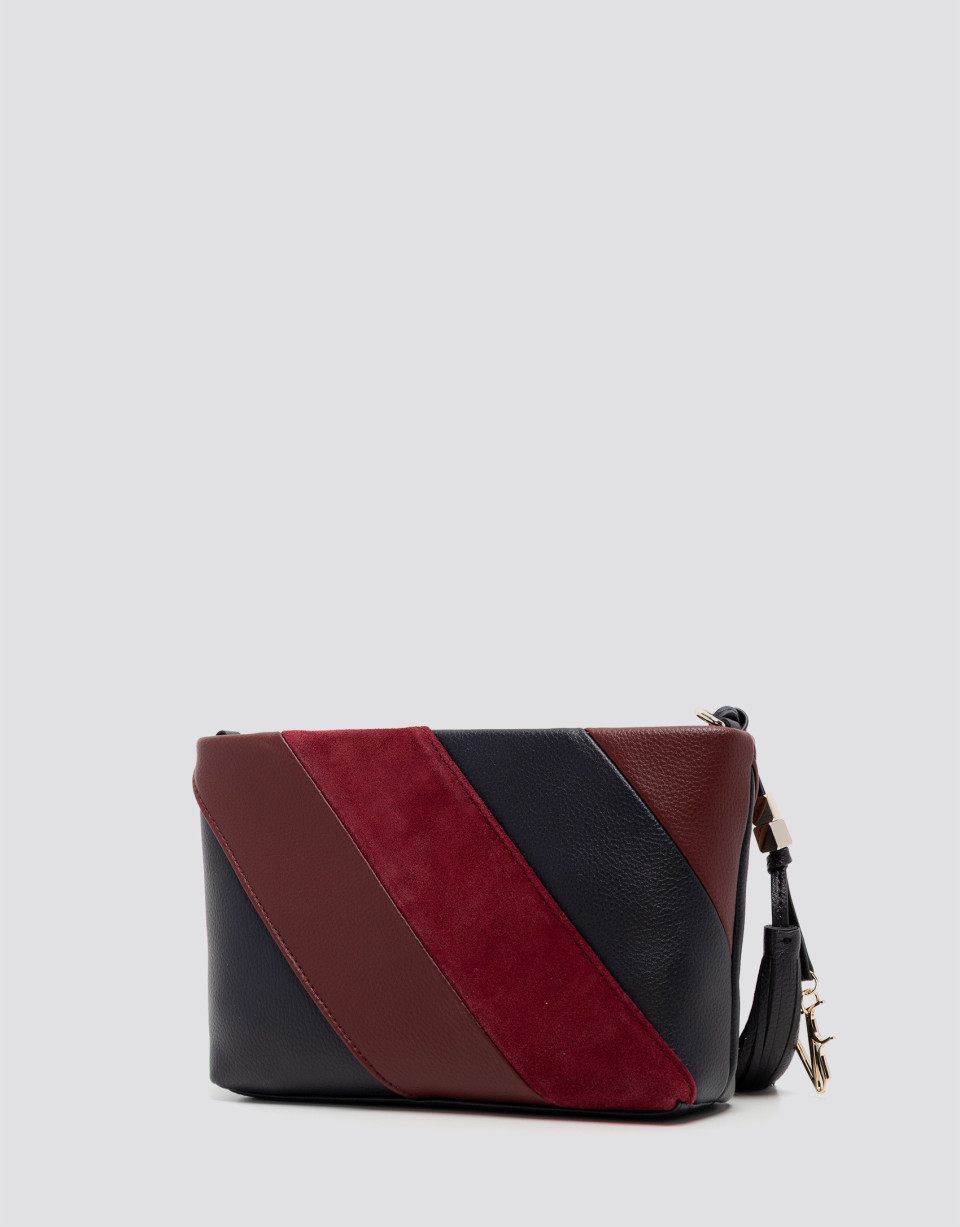Clara Messenger patchwork leather shoulder ... | Roberto Verino