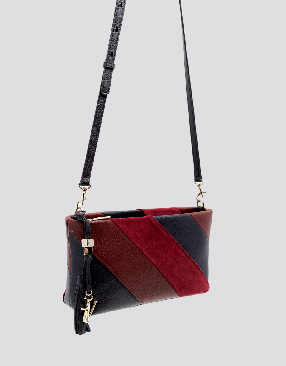 Clara Messenger patchwork leather shoulder ... | Roberto Verino