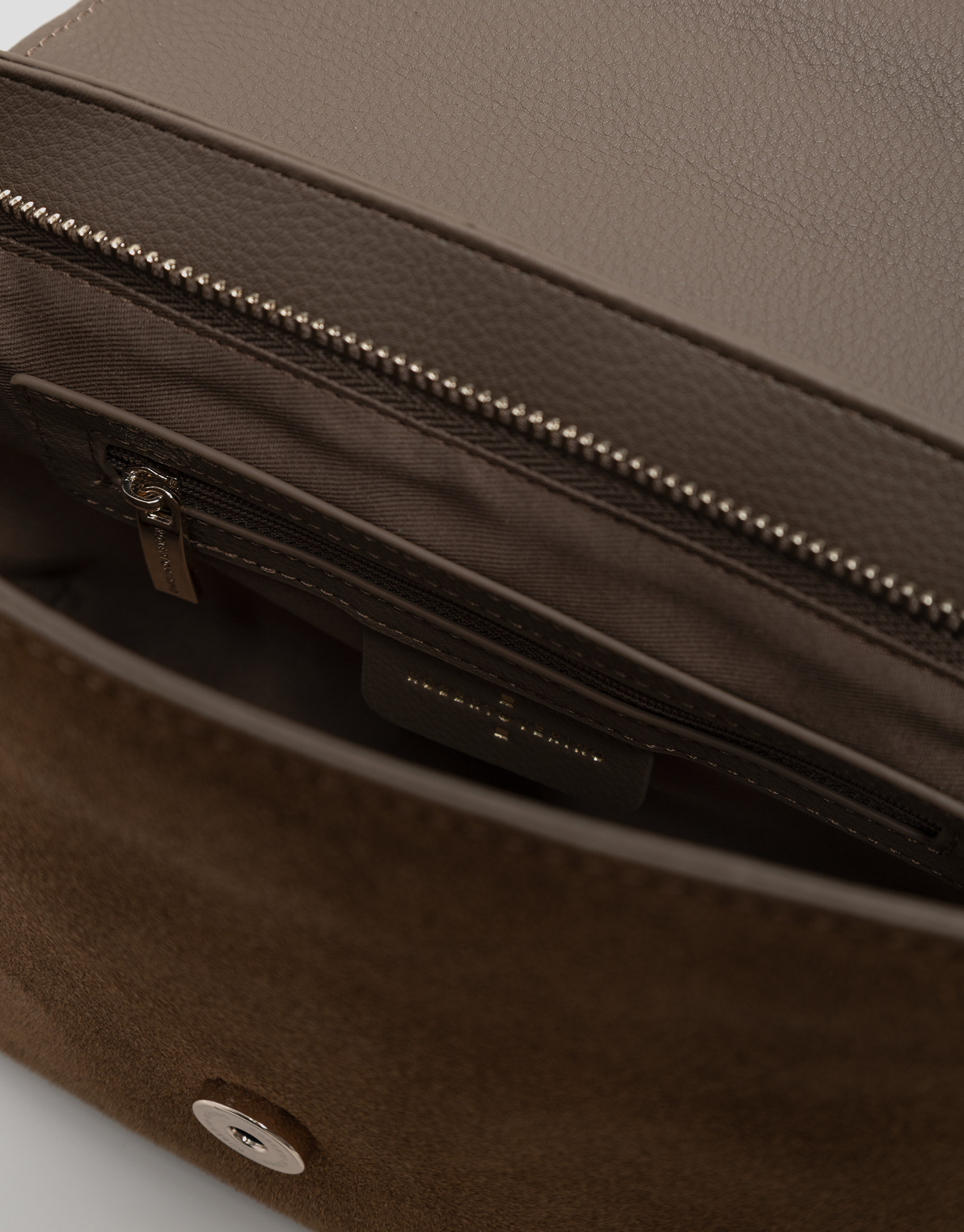 Bolso bandolera María Messenger piel y ante ... | Roberto Verino