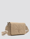 Bolso bandolera Uxía nailon beige - Mujer | Roberto Verino
