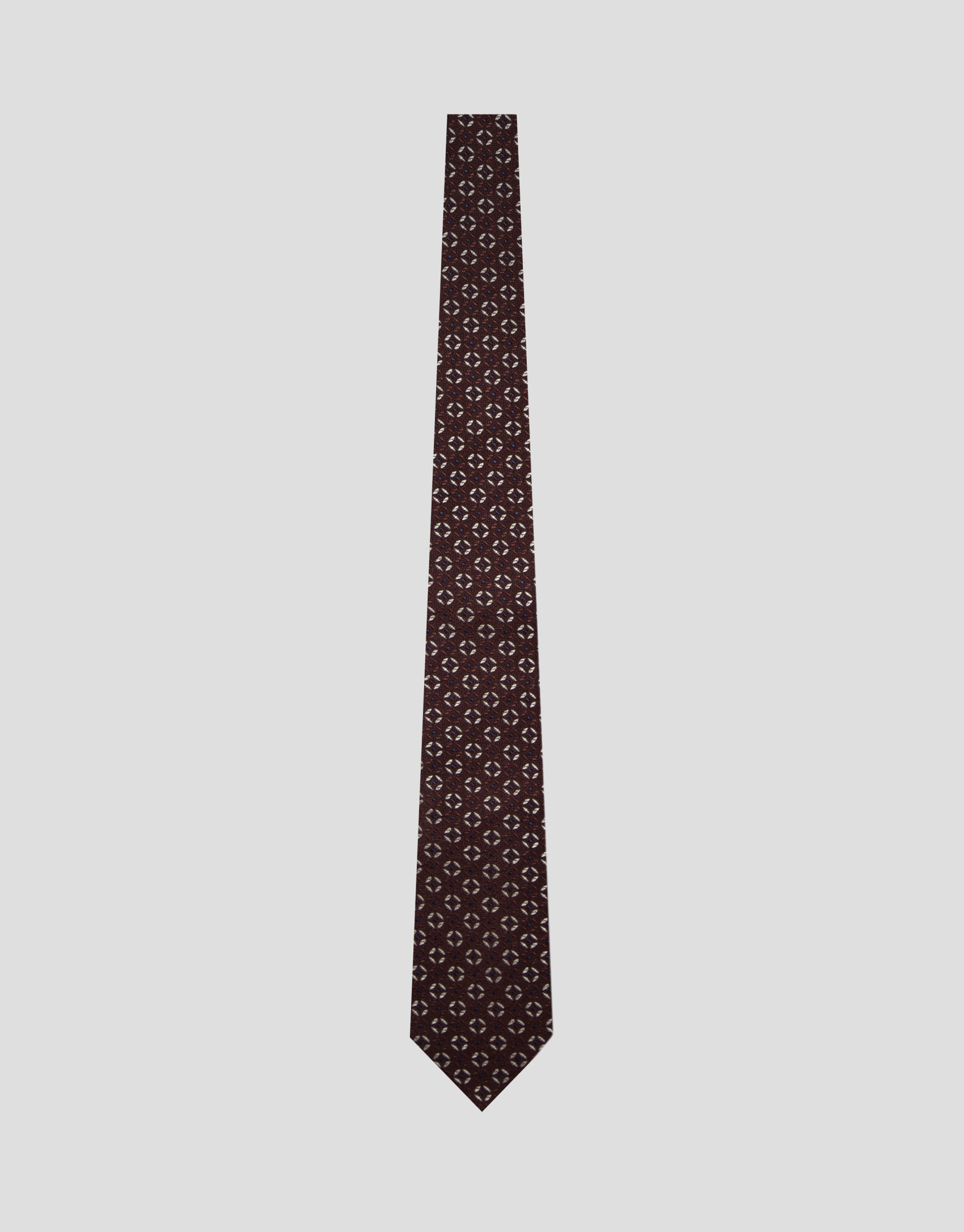 Cherry medallion jacquard silk tie - Hombre | Roberto Verino