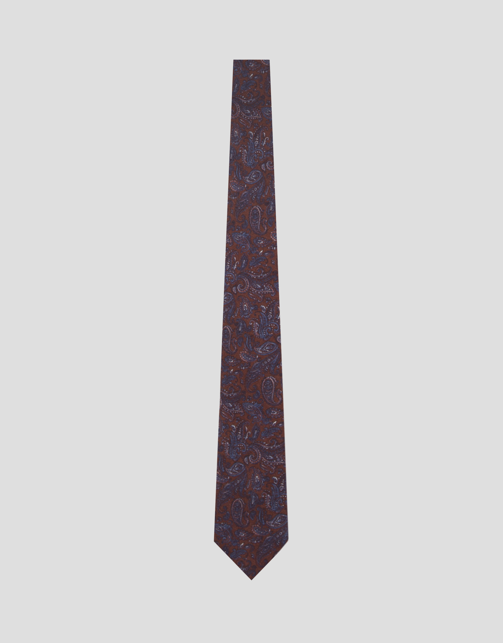 Corbata seda paisley cereza oscuro - Hombre | Roberto Verino