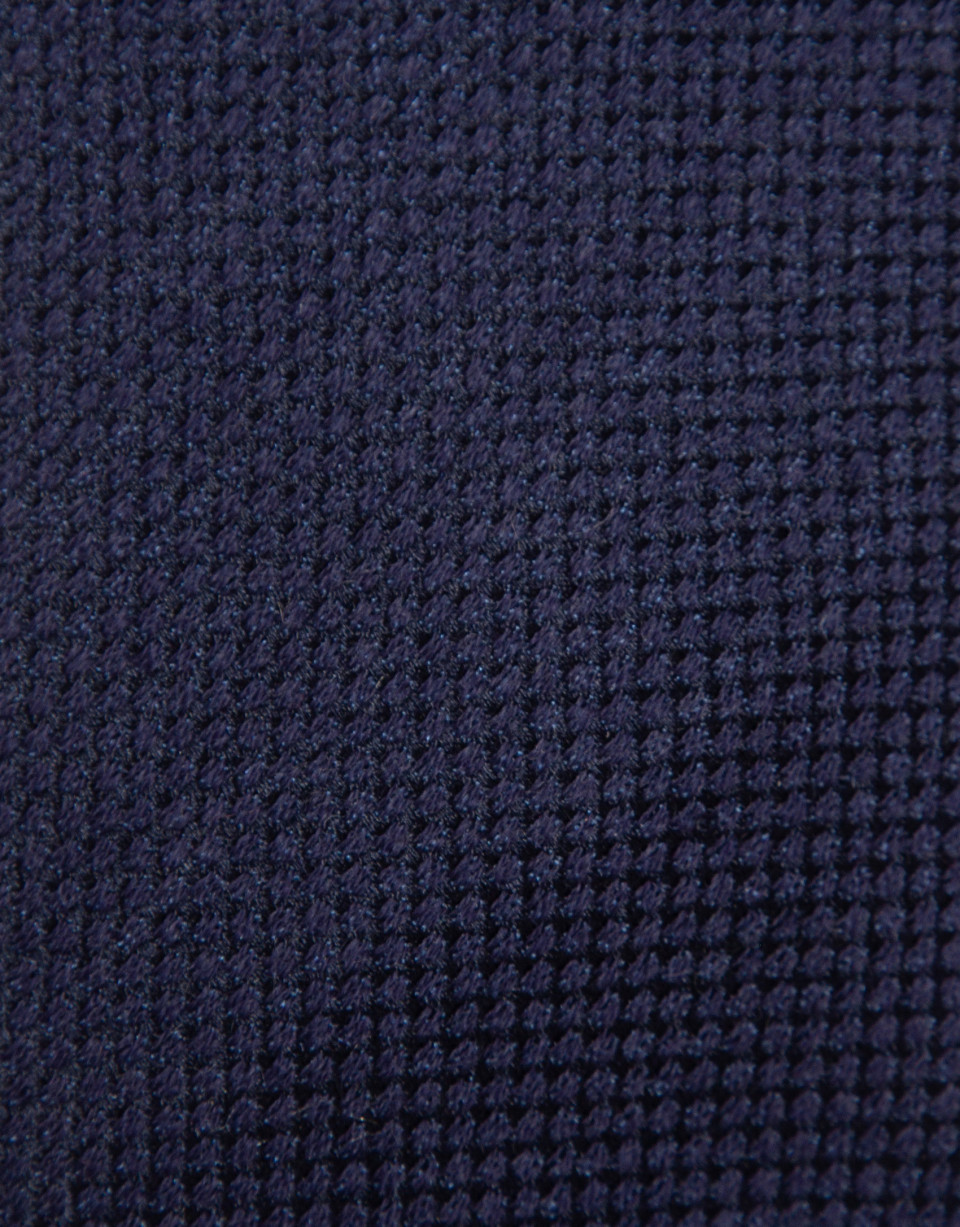 Corbata seda textura marino - Hombre - OI2026 | Roberto Verino