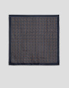 Navy/ocher/ecru geometric scarf - Hombre | Roberto Verino