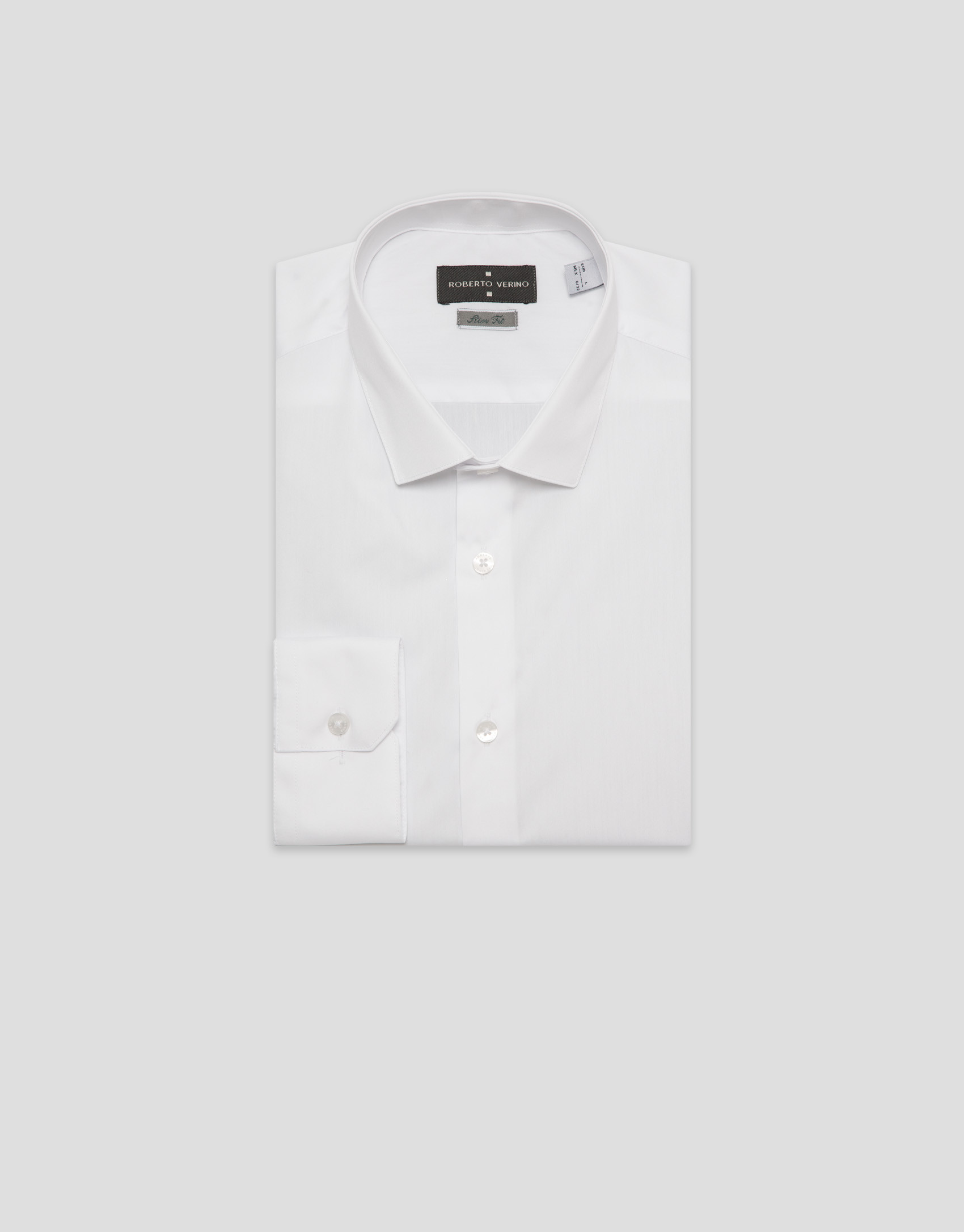 Camisa vestir estructura blanca - Hombre | Roberto Verino