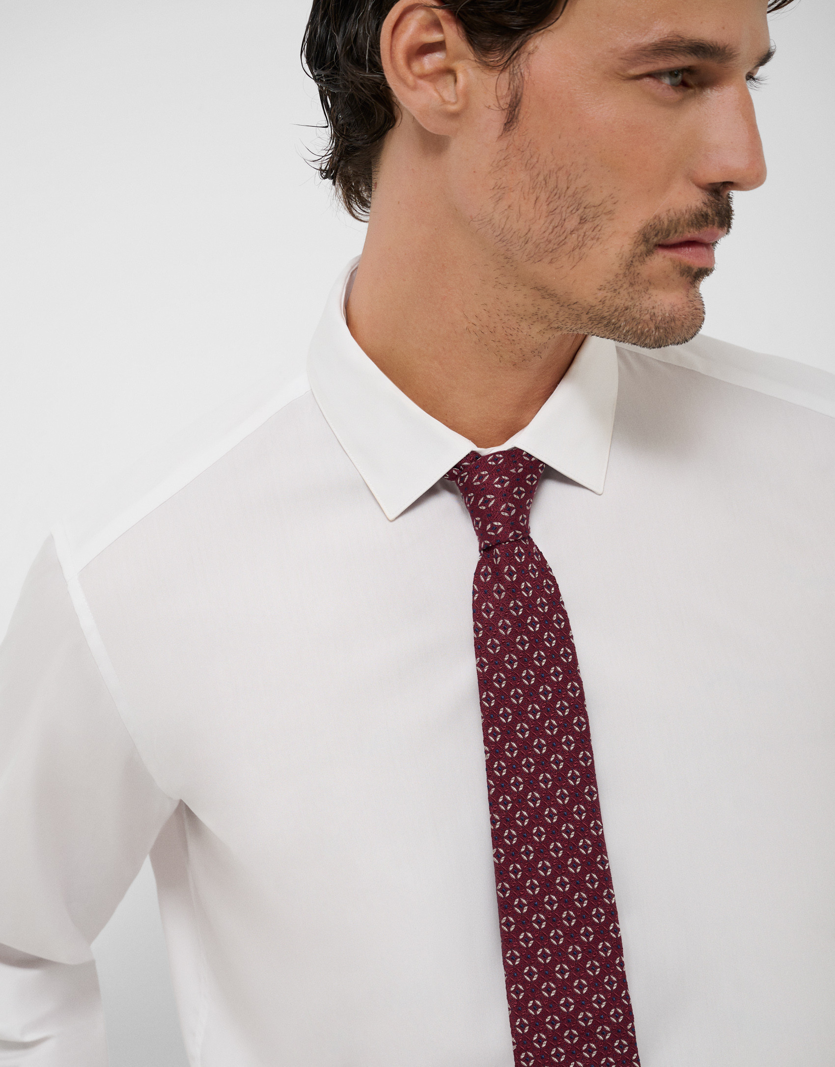 White structured dress shirt - Hombre - AW2026 | Roberto Verino