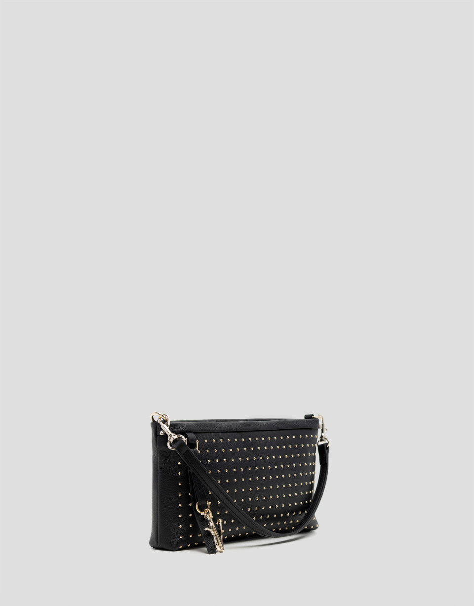 Bolso de mano Victoria Mini piel negro con ... | Roberto Verino