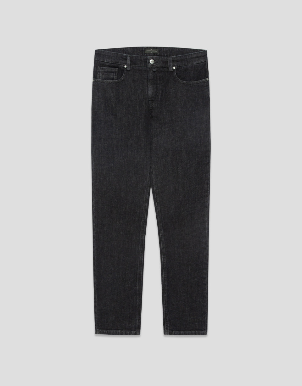 Pantalón denim hombre regular gris - Hombre | Roberto Verino