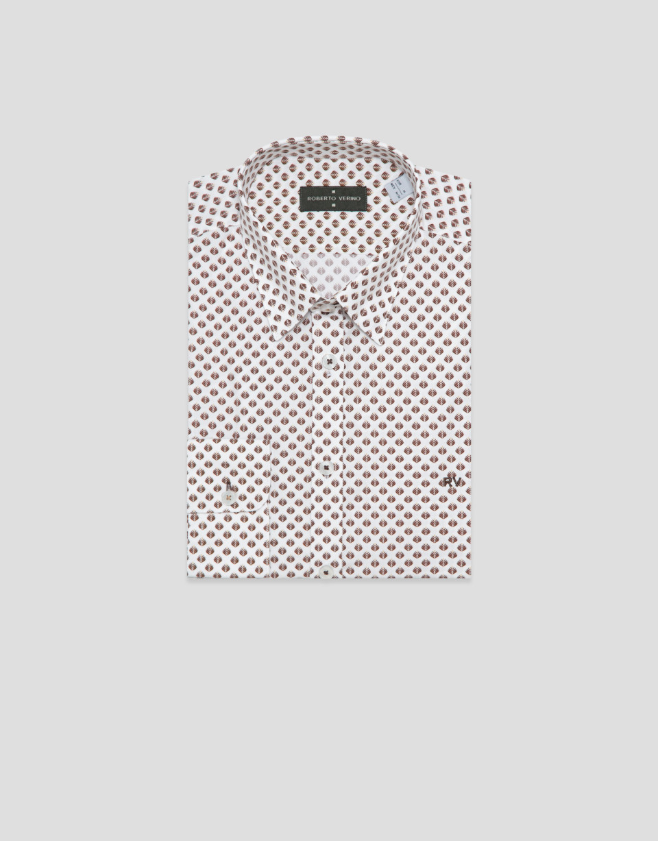 Camisa sport regular fit estampado ... | Roberto Verino