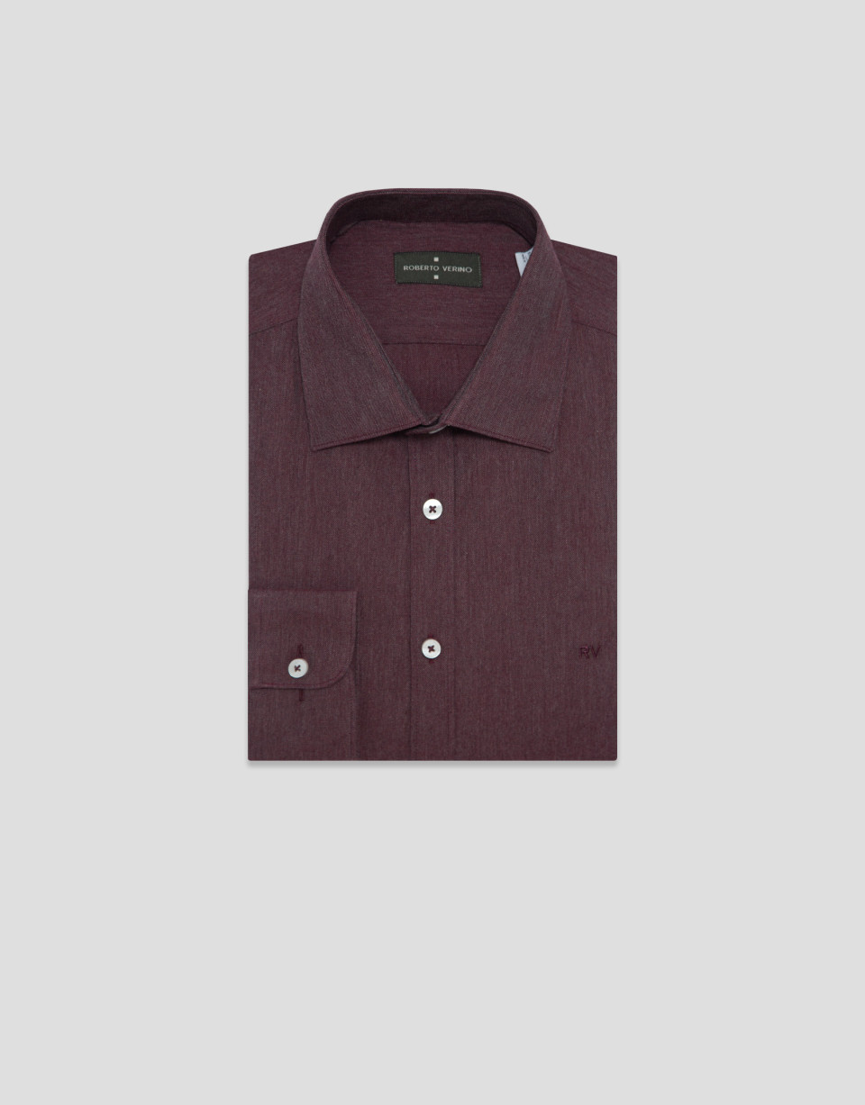 Regular cherry twill sport shirt - Hombre | Roberto Verino