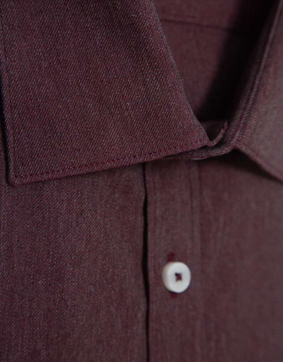 Regular cherry twill sport shirt - Hombre | Roberto Verino