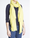 Plain yellow scarf
