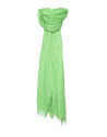 Plain green scarf