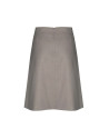 Beige pleated skirt
