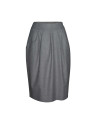 Grey pleated skirt