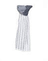Foulard topos azul marino