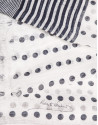 Foulard topos azul marino
