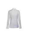White shirt with front tuck