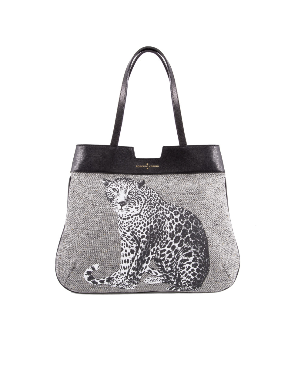 Birdy Stone leopard print wool.