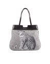 Birdy Stone leopard print wool.