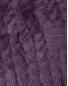 burgundy rabbit fur shrug