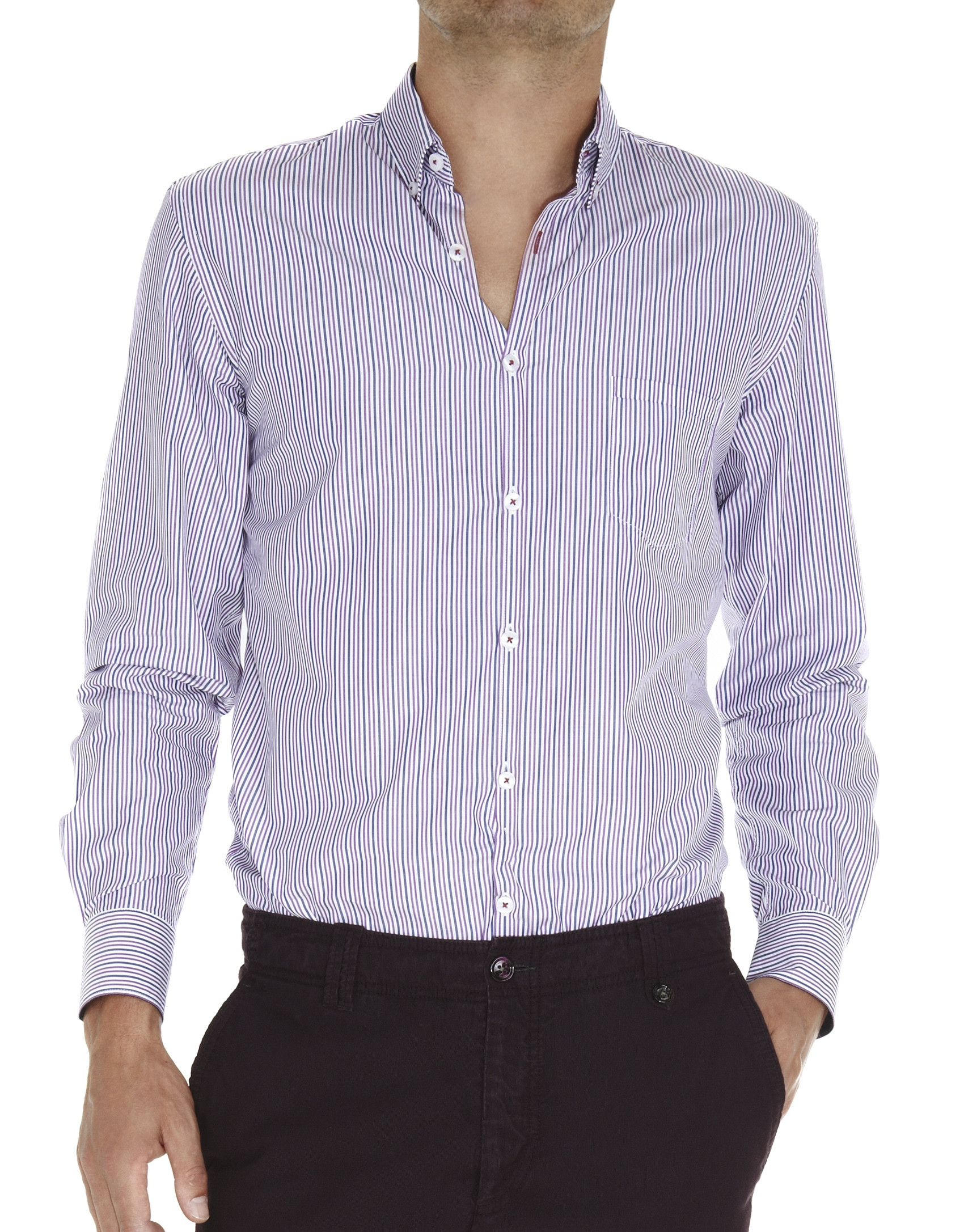 camisa sport rayas