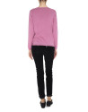 Chaqueta rosa palo para twin set en lana y seda