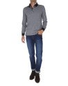 Bicolor polo shirt