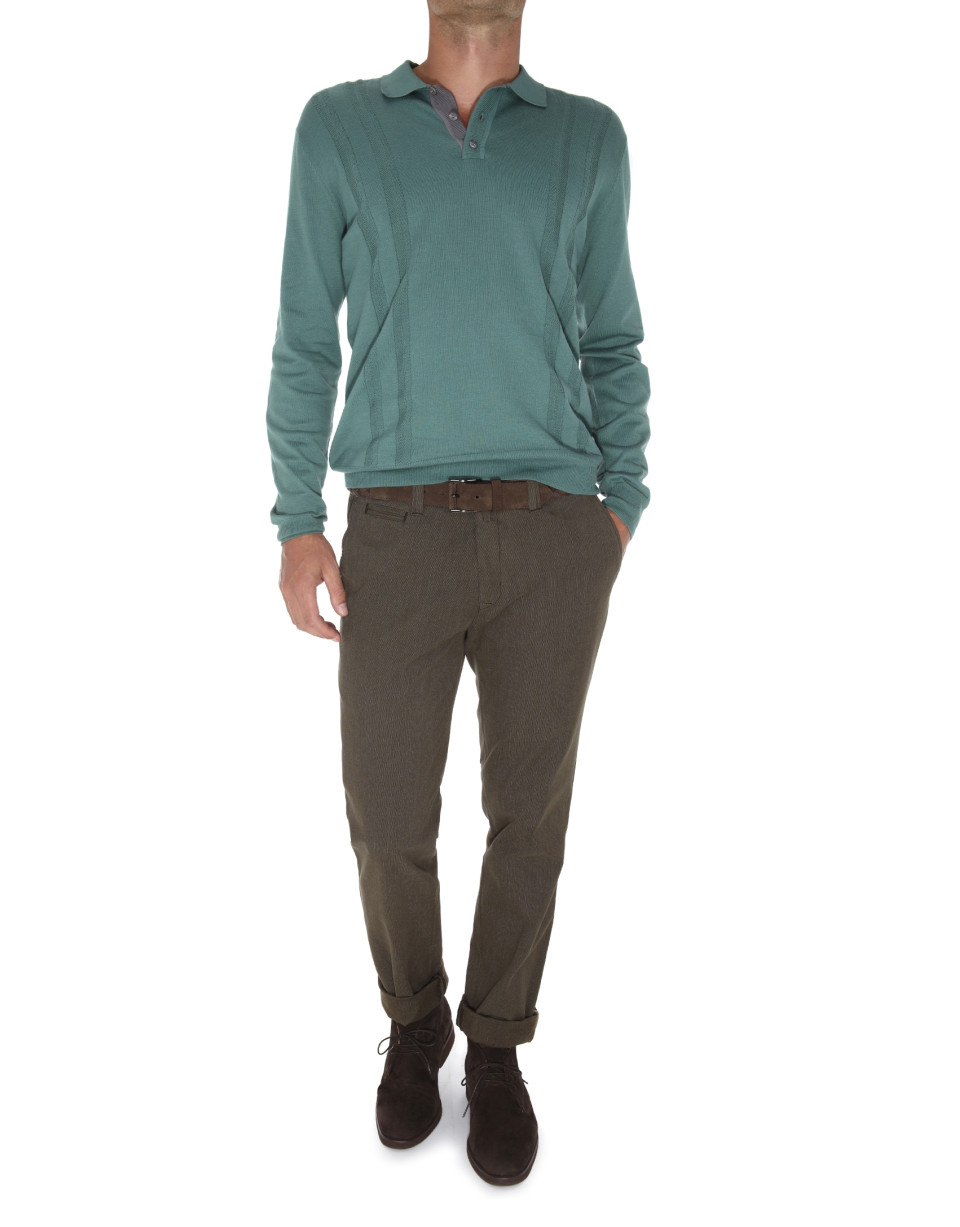 polo tricot liso