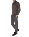 Turtleneck sweater with pockets