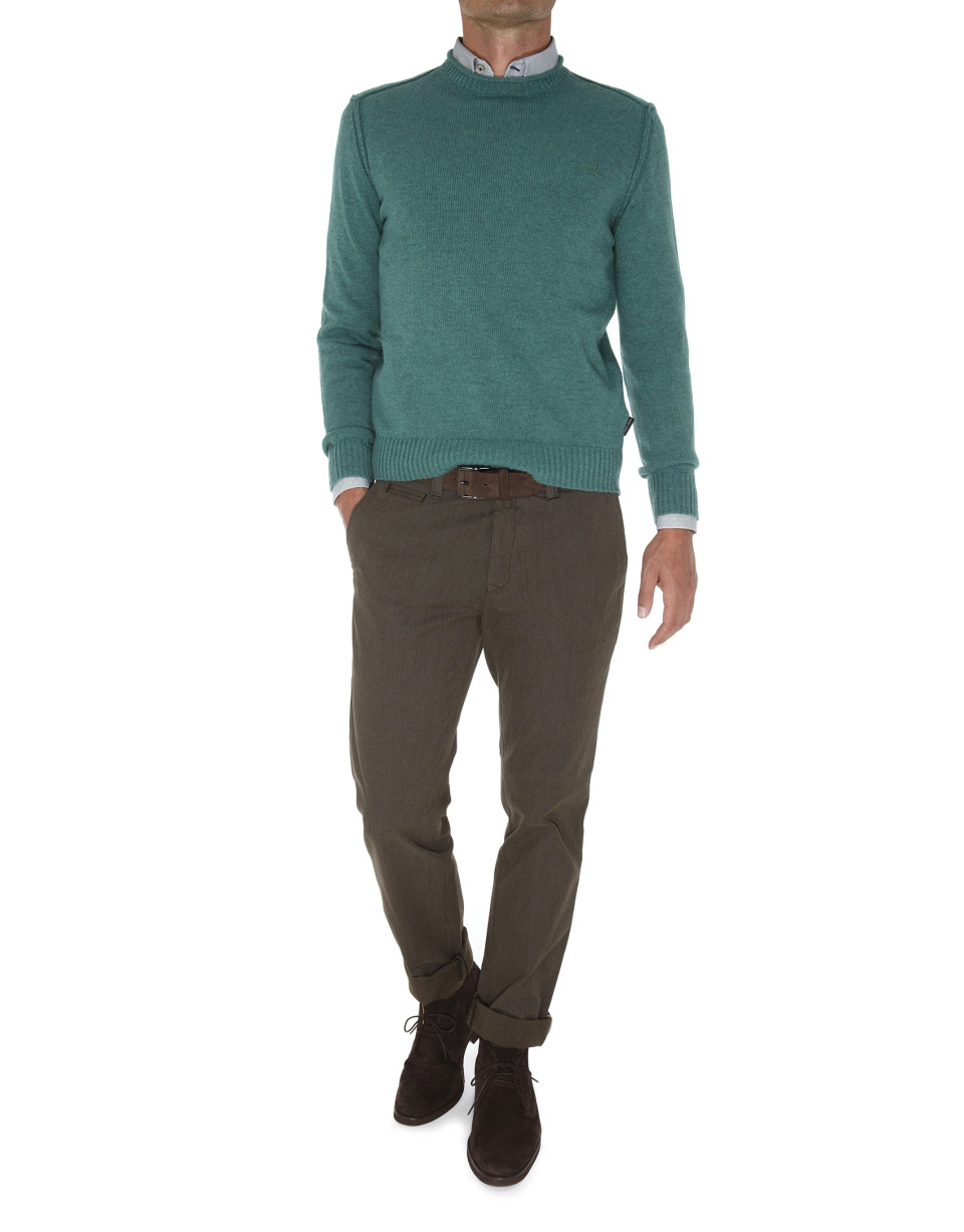 Square neck sweater 