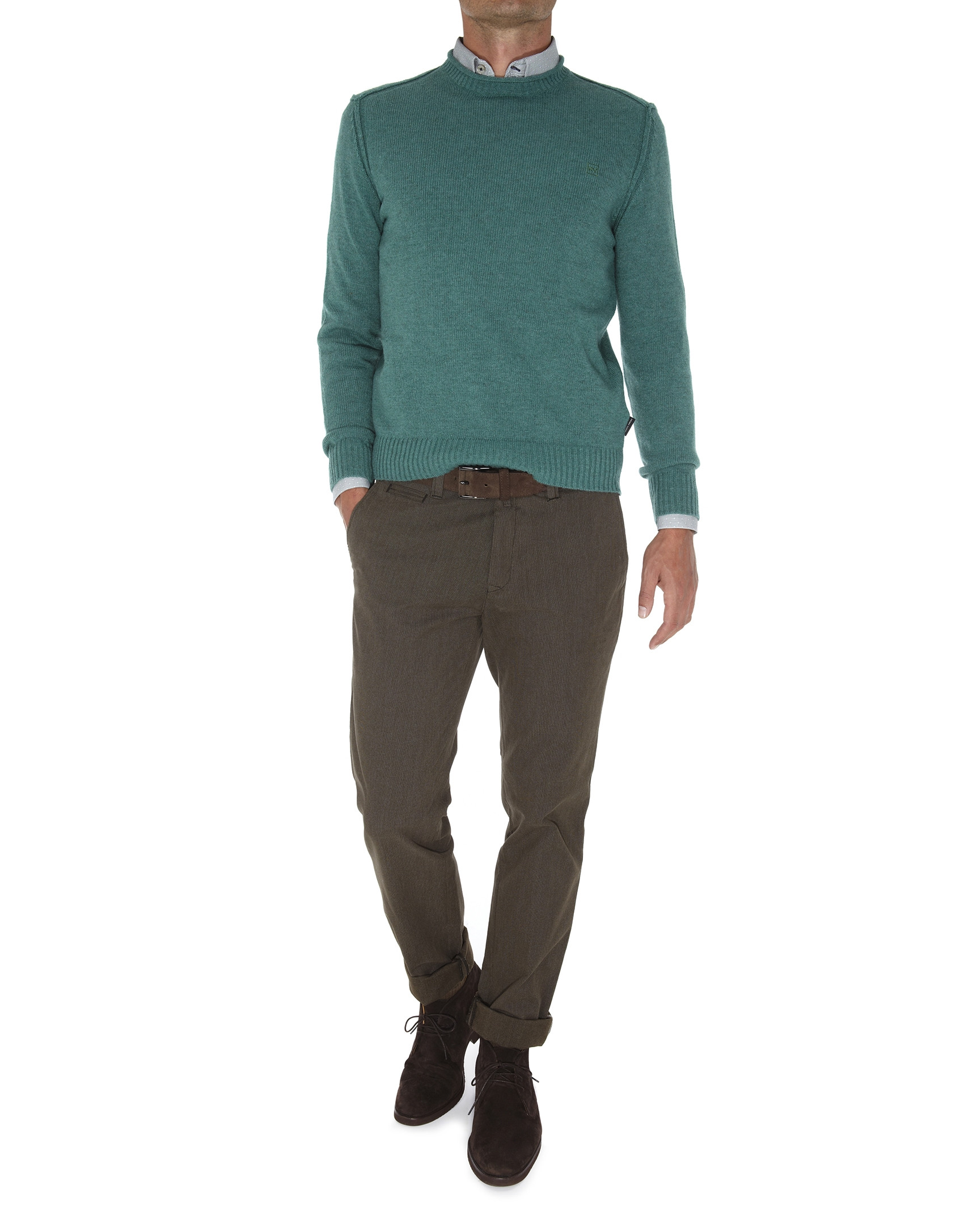 Square neck sweater 