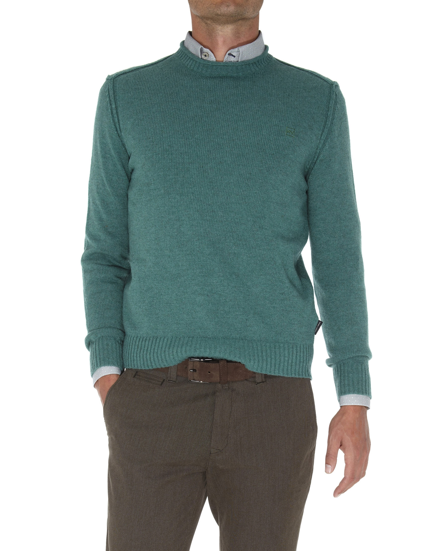 Square neck sweater 