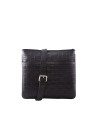 Bandolera Lara negro piel