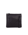 Bandolera Lara negro piel