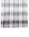 Black and gray checked scarf 