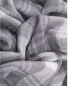 Foulard cuadros gris negros