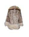Beige lamb-fur jacket