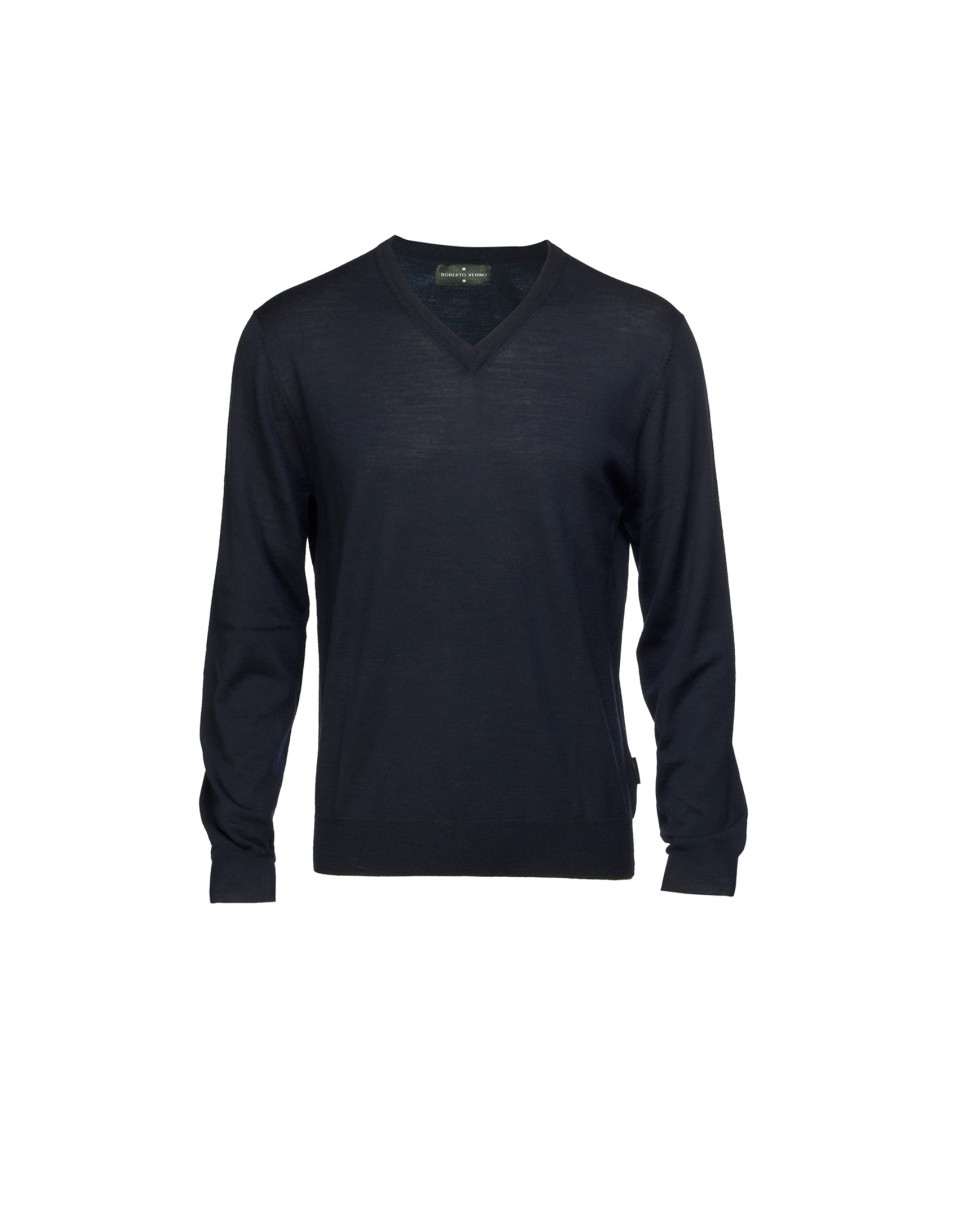 Blue v neck pullover