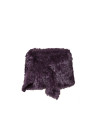 burgundy rabbit fur shrug