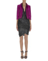 Fuchsia satin bolero jacket