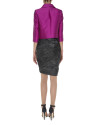 Fuchsia satin bolero jacket