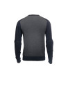 Blue wool/cashmere pullover